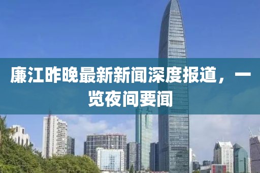廉江昨晚最新新闻深度报道，一览夜间要闻
