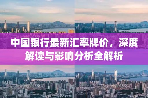 中国银行最新汇率牌价，深度解读与影响分析全解析