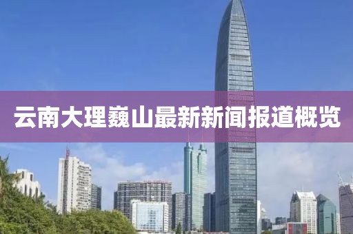 云南大理巍山最新新闻报道概览