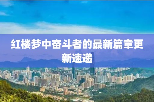 红楼梦中奋斗者的最新篇章更新速递