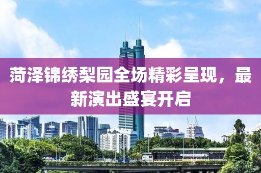 菏泽锦绣梨园全场精彩呈现，最新演出盛宴开启