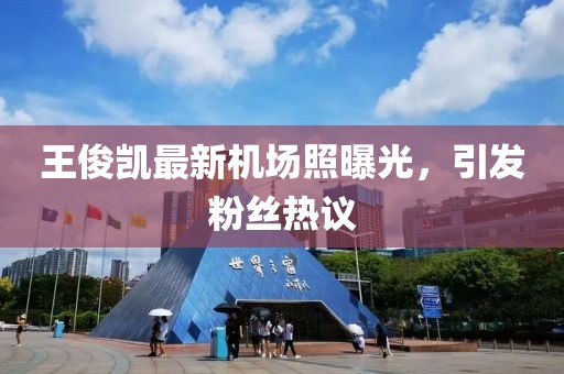 王俊凯最新机场照曝光，引发粉丝热议