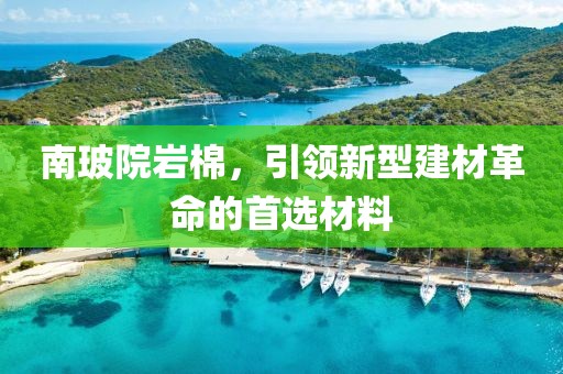 南玻院岩棉，引领新型建材革命的首选材料