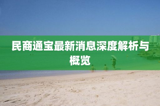 民商通宝最新消息深度解析与概览