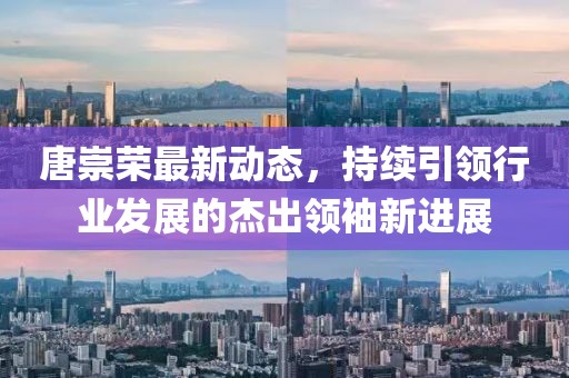 唐崇荣最新动态，持续引领行业发展的杰出领袖新进展