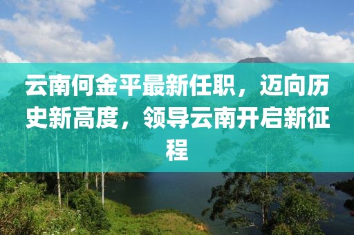 云南何金平最新任职，迈向历史新高度，领导云南开启新征程