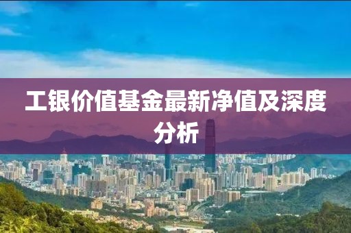 工银价值基金最新净值及深度分析