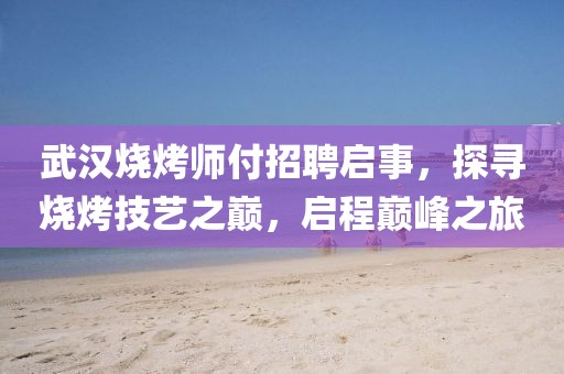 武汉烧烤师付招聘启事，探寻烧烤技艺之巅，启程巅峰之旅