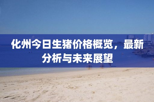 化州今日生猪价格概览，最新分析与未来展望