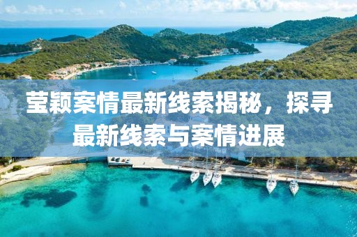 莹颖案情最新线索揭秘，探寻最新线索与案情进展