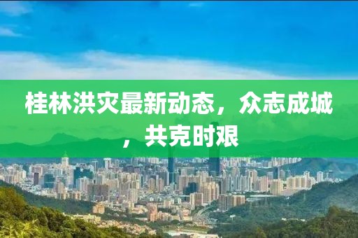 桂林洪灾最新动态，众志成城，共克时艰
