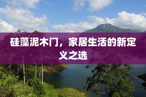 硅藻泥木门，家居生活的新定义之选
