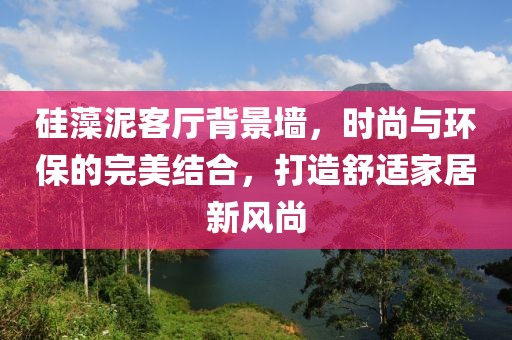 硅藻泥客厅背景墙，时尚与环保的完美结合，打造舒适家居新风尚
