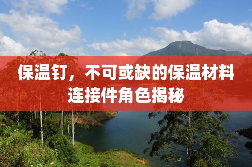 保温钉，不可或缺的保温材料连接件角色揭秘