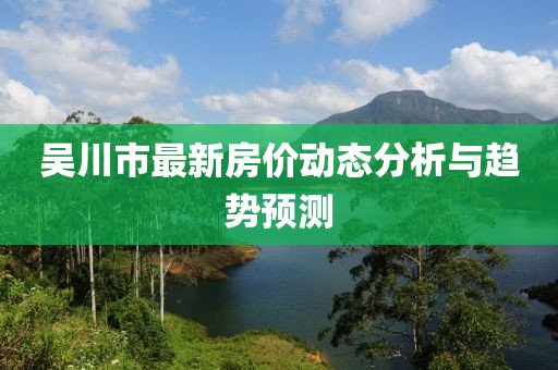 吴川市最新房价动态分析与趋势预测