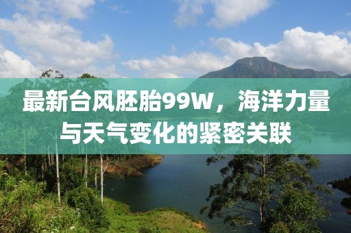 最新台风胚胎99W，海洋力量与天气变化的紧密关联