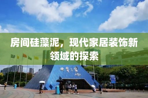房间硅藻泥，现代家居装饰新领域的探索