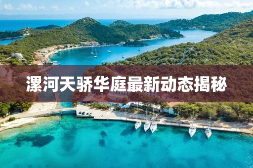 漯河天骄华庭最新动态揭秘