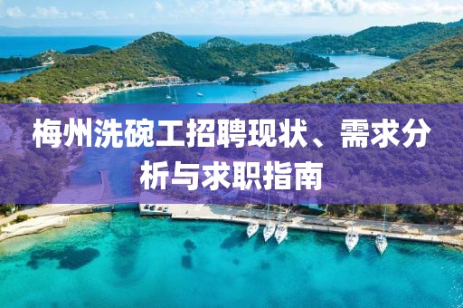 梅州洗碗工招聘现状、需求分析与求职指南