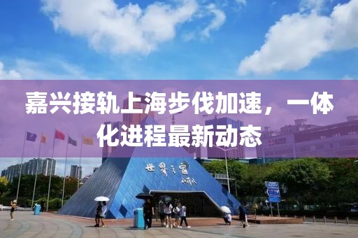 嘉兴接轨上海步伐加速，一体化进程最新动态