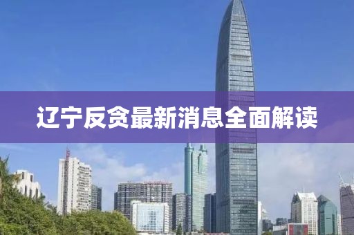 辽宁反贪最新消息全面解读