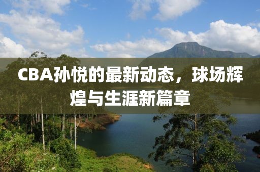 CBA孙悦的最新动态，球场辉煌与生涯新篇章