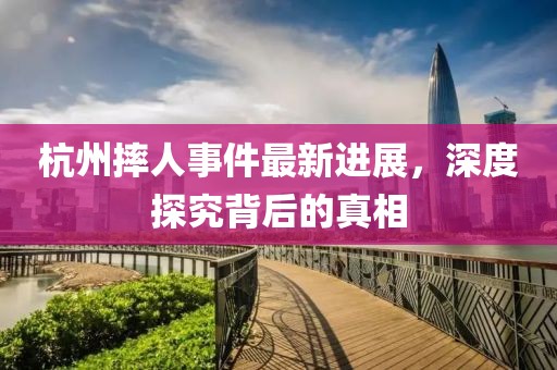 杭州摔人事件最新进展，深度探究背后的真相