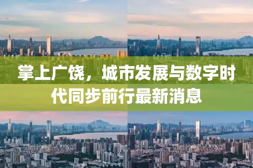 掌上广饶，城市发展与数字时代同步前行最新消息