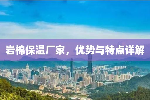 岩棉保温厂家，优势与特点详解