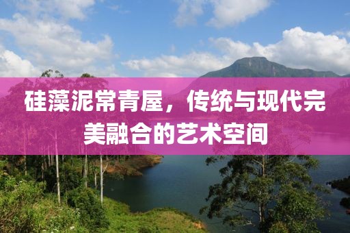 硅藻泥常青屋，传统与现代完美融合的艺术空间