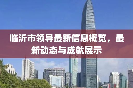 临沂市领导最新信息概览，最新动态与成就展示