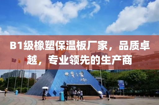B1级橡塑保温板厂家，品质卓越，专业领先的生产商