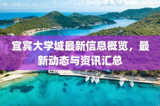 宜宾大学城最新信息概览，最新动态与资讯汇总