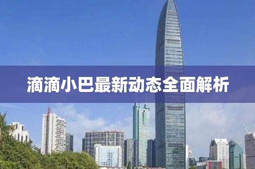 滴滴小巴最新动态全面解析