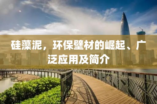 硅藻泥，环保壁材的崛起、广泛应用及简介