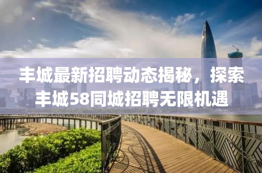 丰城最新招聘动态揭秘，探索丰城58同城招聘无限机遇