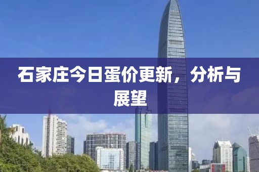 石家庄今日蛋价更新，分析与展望