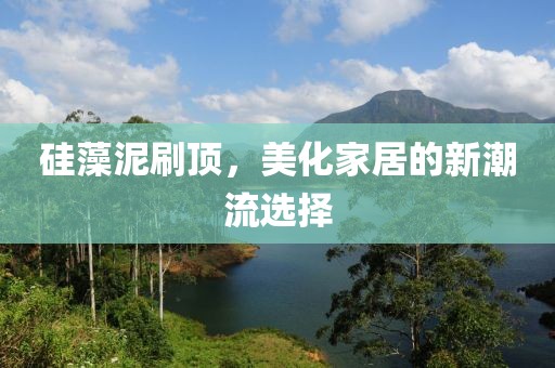 硅藻泥刷顶，美化家居的新潮流选择