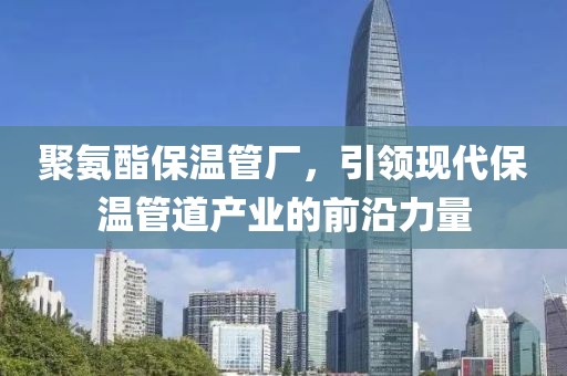 聚氨酯保温管厂，引领现代保温管道产业的前沿力量