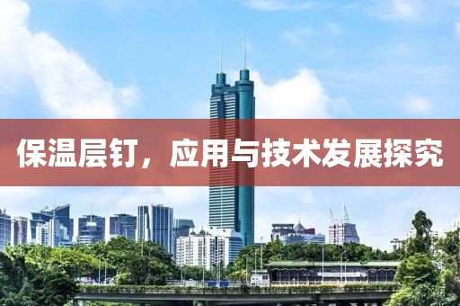 保温层钉，应用与技术发展探究