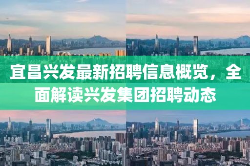 宜昌兴发最新招聘信息概览，全面解读兴发集团招聘动态