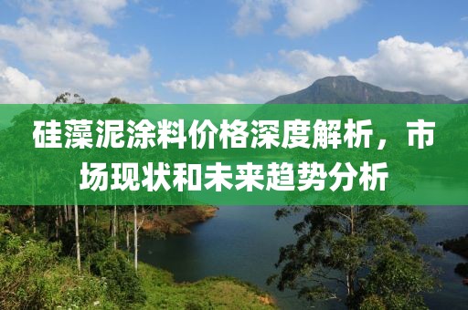 硅藻泥涂料价格深度解析，市场现状和未来趋势分析