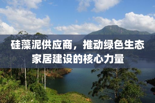 硅藻泥供应商，推动绿色生态家居建设的核心力量