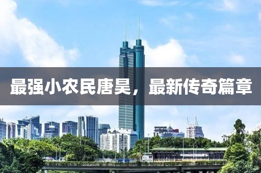 最强小农民唐昊，最新传奇篇章