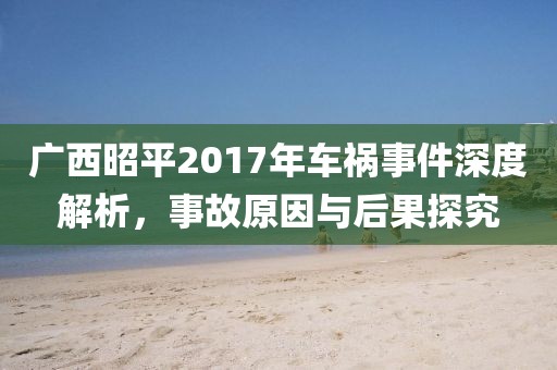 广西昭平2017年车祸事件深度解析，事故原因与后果探究