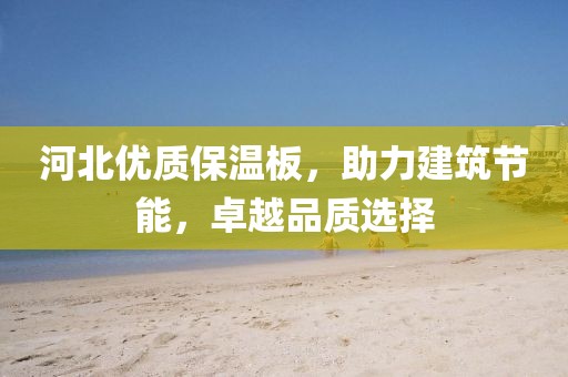 河北优质保温板，助力建筑节能，卓越品质选择