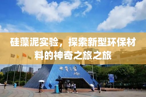 硅藻泥实验，探索新型环保材料的神奇之旅之旅