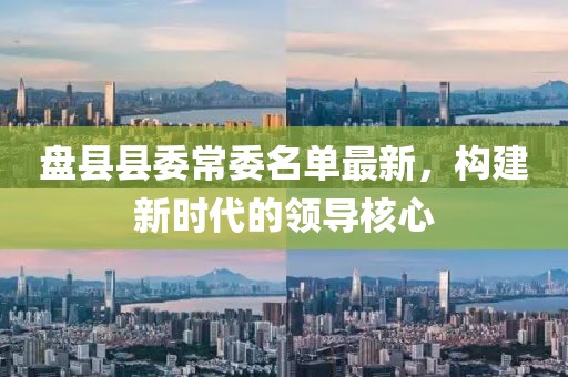 盘县县委常委名单最新，构建新时代的领导核心