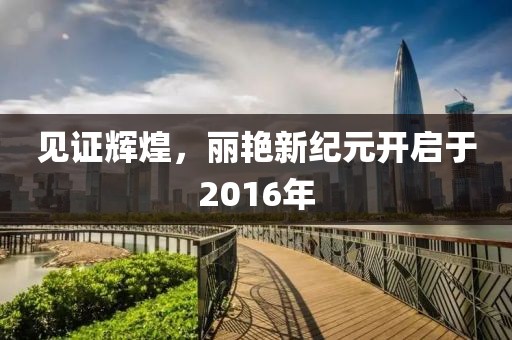 见证辉煌，丽艳新纪元开启于2016年