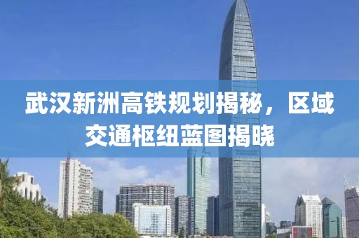 武汉新洲高铁规划揭秘，区域交通枢纽蓝图揭晓